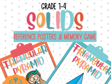 Solids Reference Posters and Memory Game