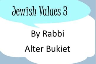 Jewish Values – Action