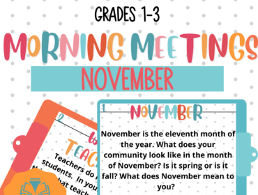 November Morning Meetings