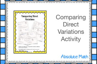 Comparing Direct Variations Guided Notes