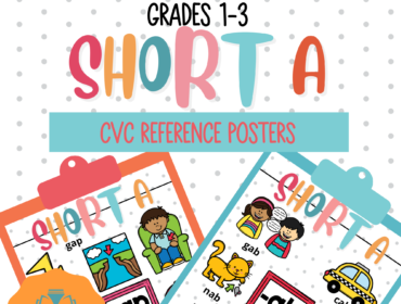 Short A CVC Posters