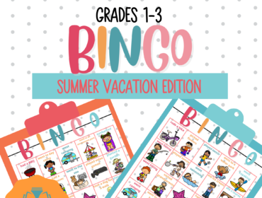 Summer Vacation Bingo