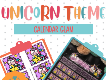 Calendar Glam: Unicorn Theme