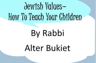 Jewish Values – Action